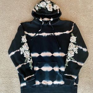 Civil Regime Blanco Roses Hoodie in Heartbeat Wash